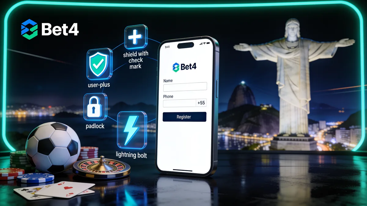 bet4 no Brasil — Como fazer o bet4 cadastro